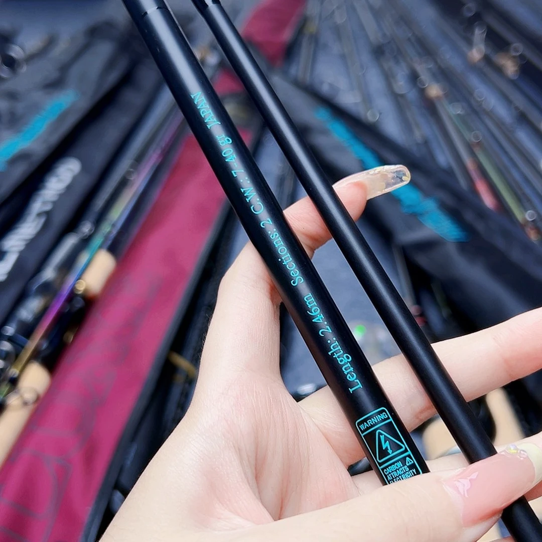 碳素直柄路亚杆子123