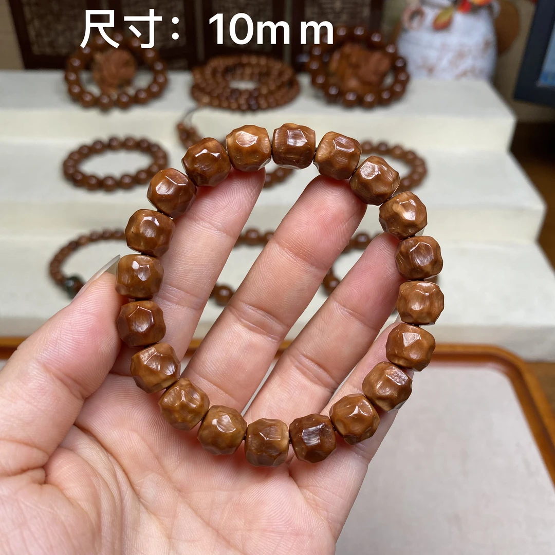 特级库克手串10x10mm单圈无相