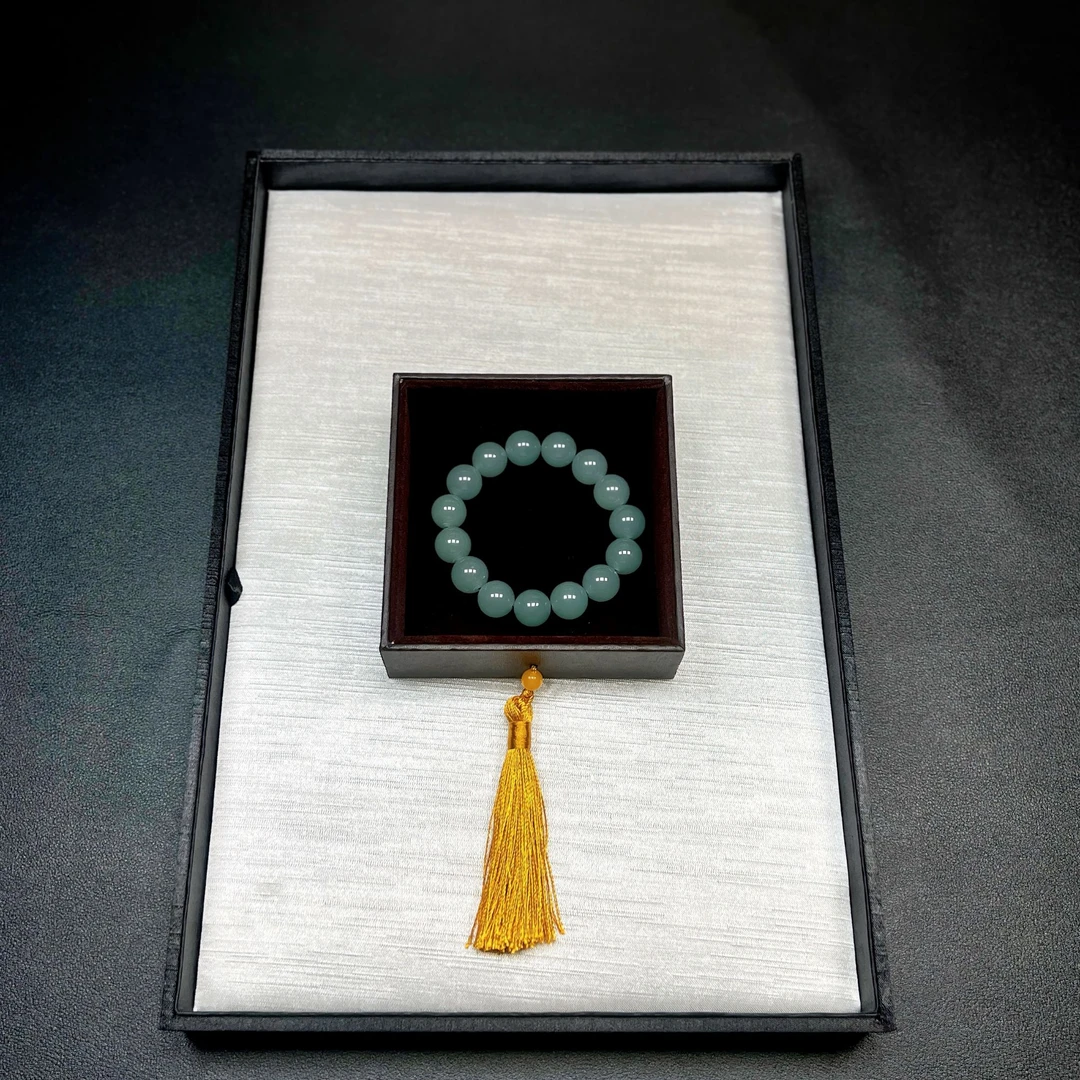 品质严选卡14老蓝水珠子手串