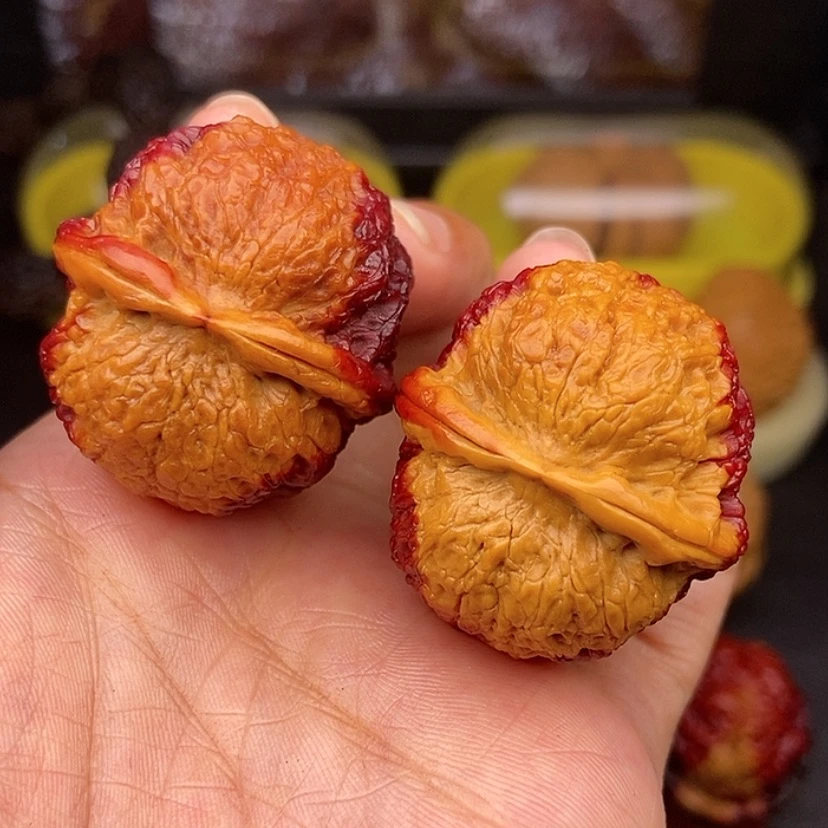 【闪购商品】文玩核桃把件37尺七彩蛇皮球
