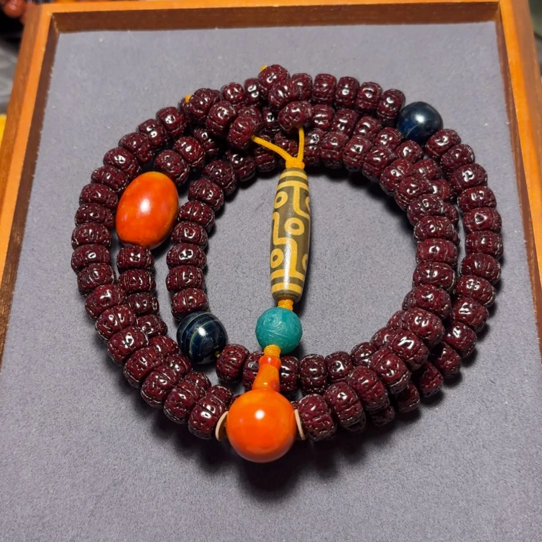 吊坠金刚菩提黑金刚脖挂12mm