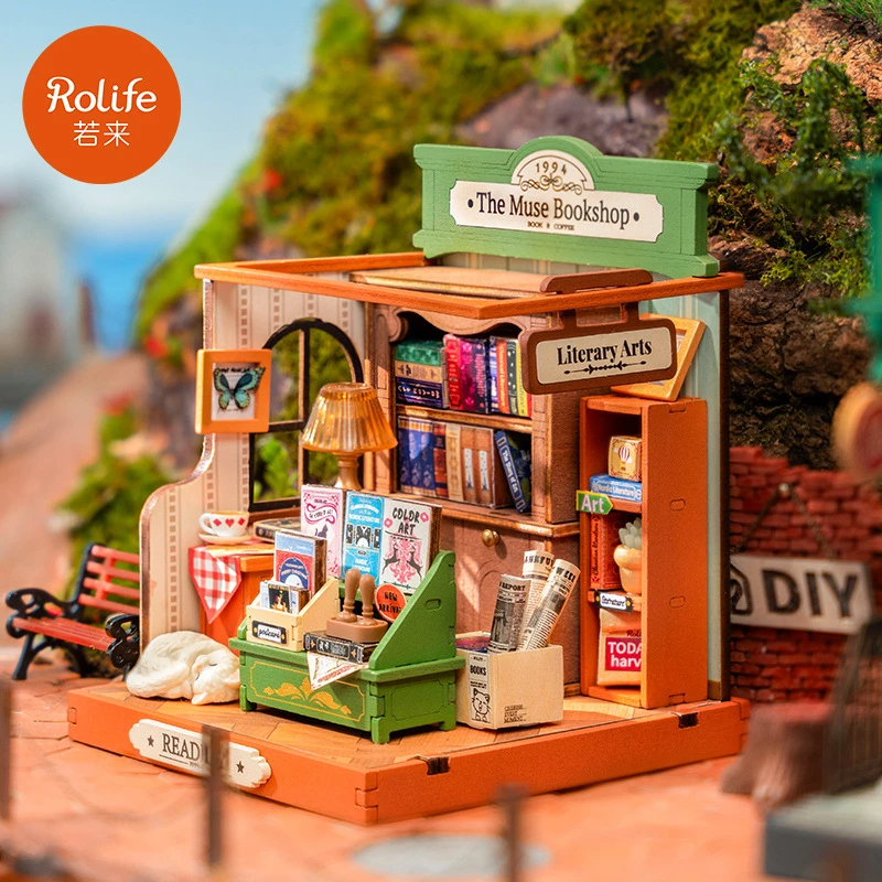 电玩具来diy小屋若手工3d拼图模型屋玩具若态立体拼装方寸之间系