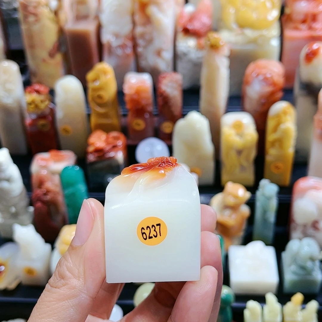 昌化石印石画**猹6237包邮包刻