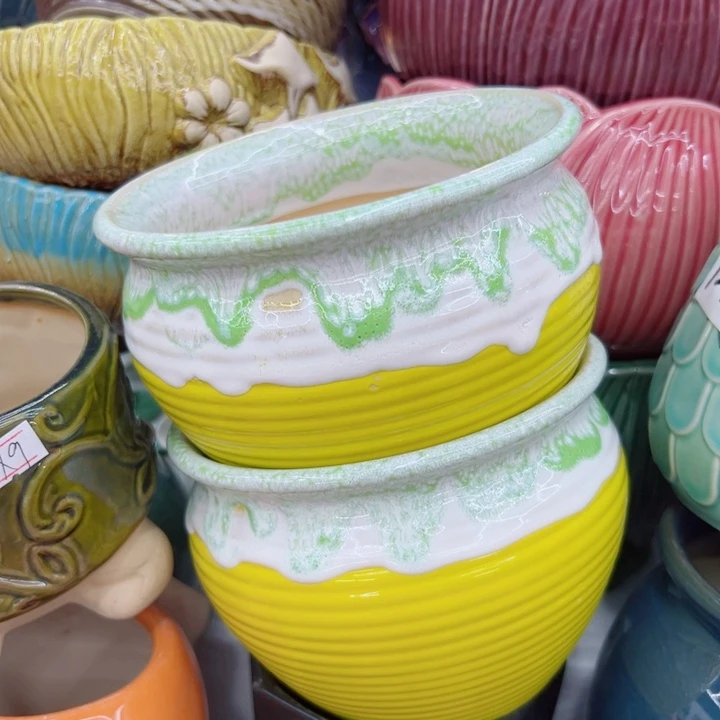 有孔，满10元发货多肉陶瓷花盆