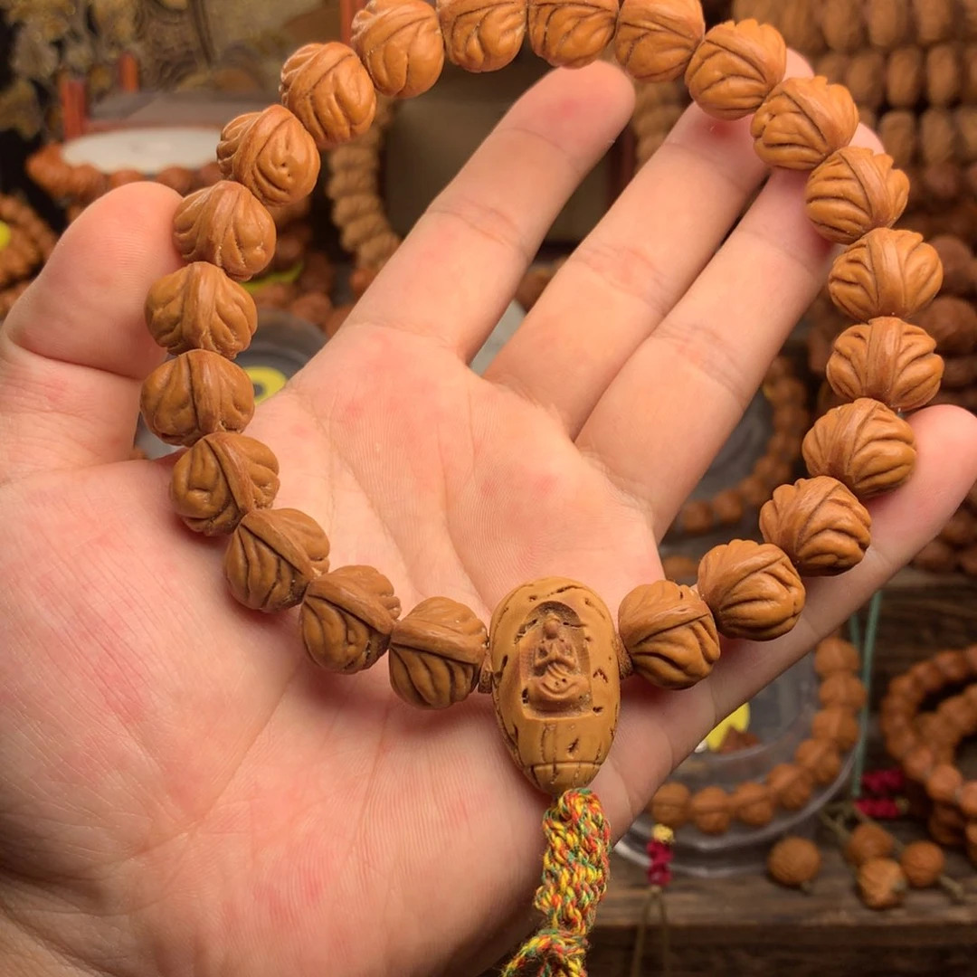 梦***人桃核吊坠16玉龙脊