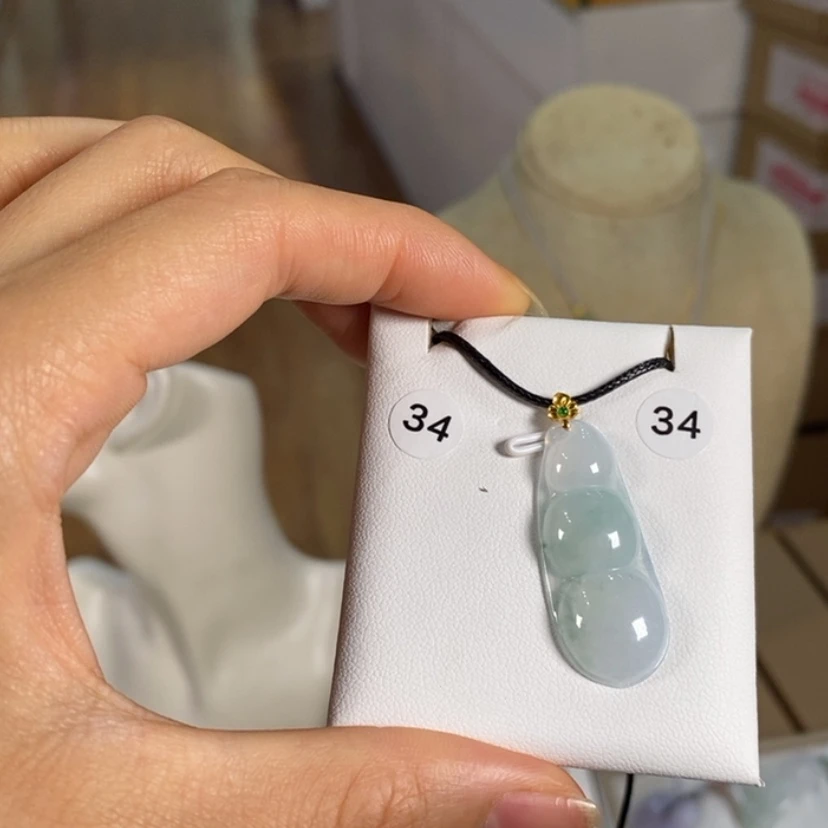 【闪购商品】颈饰未镶嵌翡翠豆