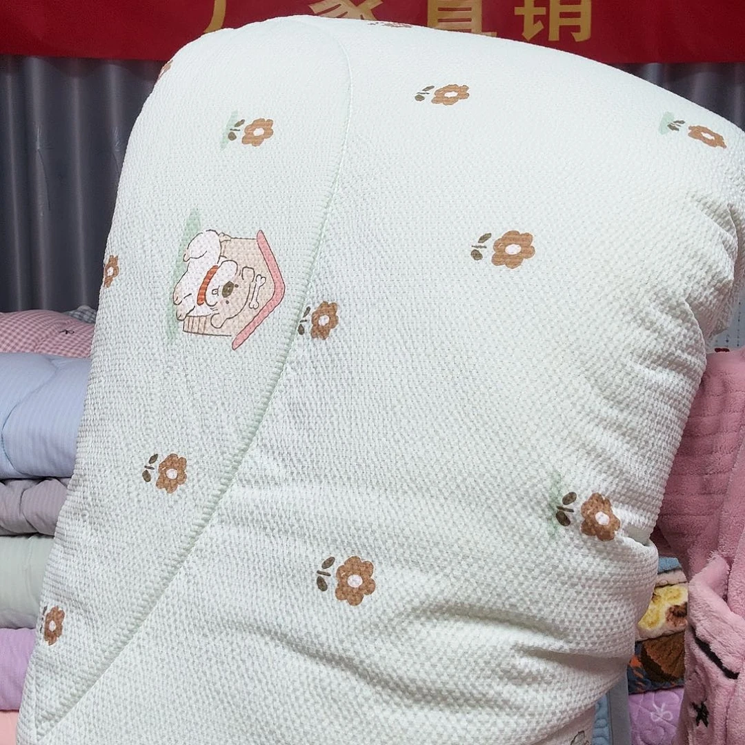棉花泡泡棉双人被大豆棉