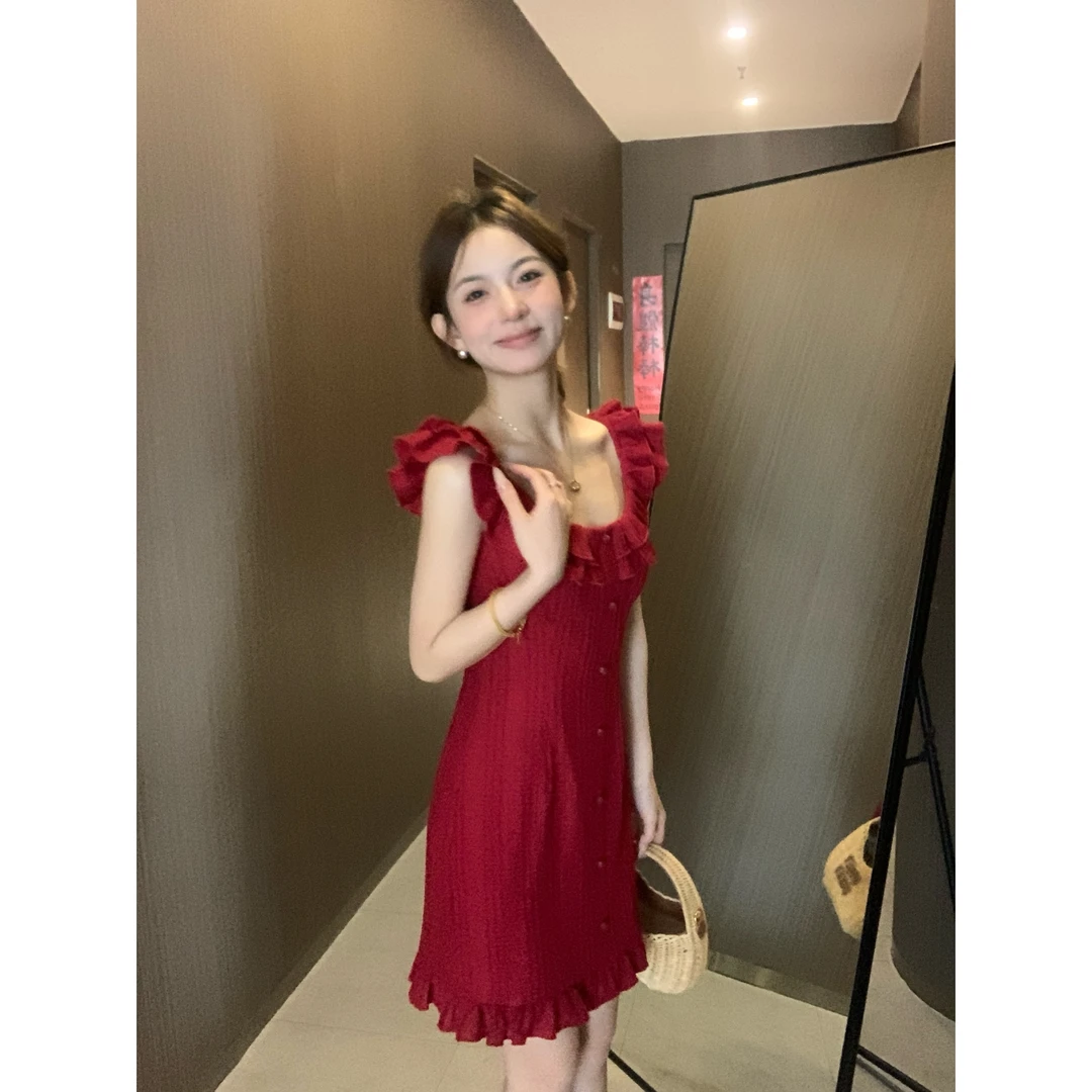 春款尝鲜【欧阳喜OYANXI】甜味的含量&设计感百搭连衣裙221L1506