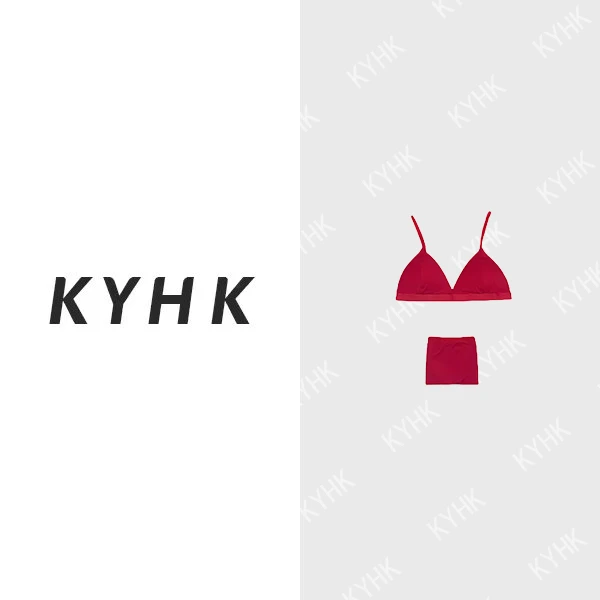 KYHK春夏细肩带美背套装230309