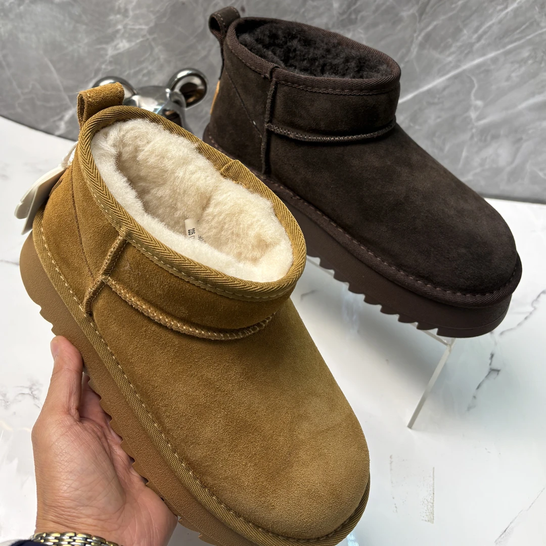 玛莎玛索冬季新款加厚面包靴32-1967明星同款