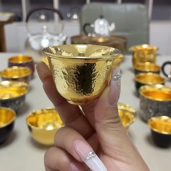 18李小鹤里外金足金2克铃铛杯35毫升