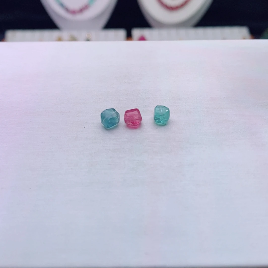 碧玺m未镶嵌碧玺随行散珠