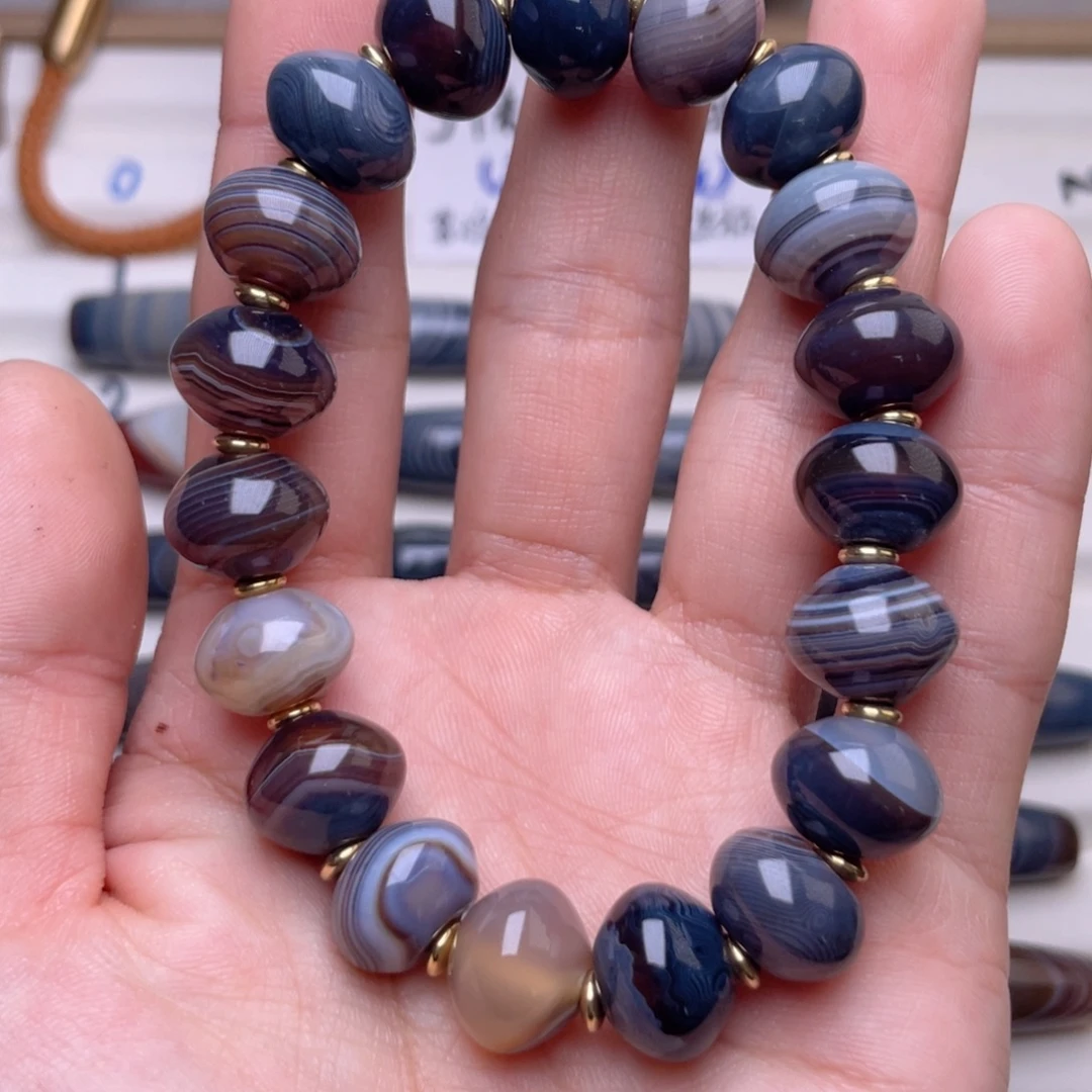 玛瑙/玉髓合金颈饰