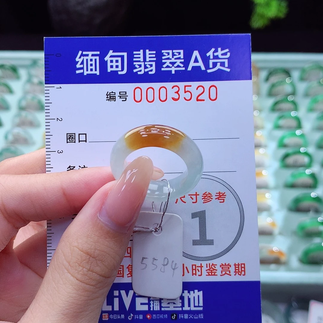 翡翠戒指未镶嵌13号
