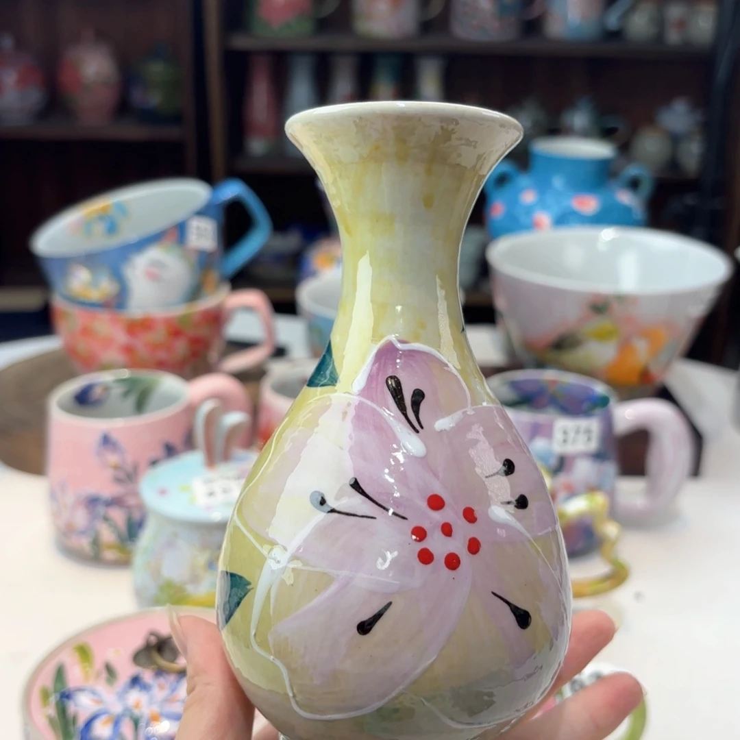 景德镇手绘高温釉下彩陶瓷茶具