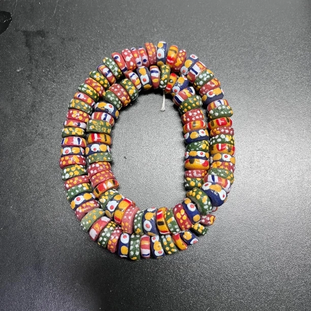 非洲贸易琉璃珠甜甜圈 约卡13尺寸