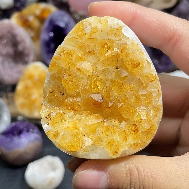 未镶嵌水晶珠宝半成品