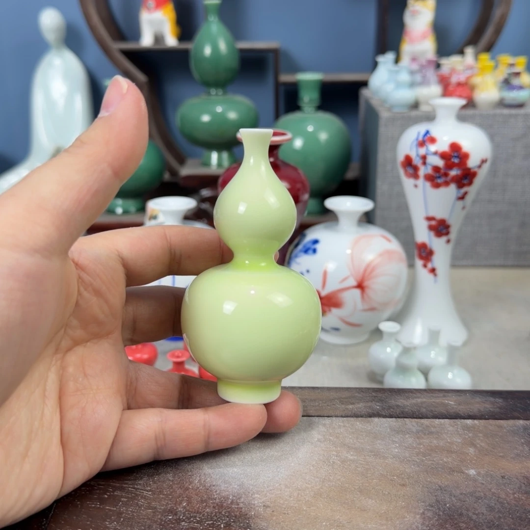 陶瓷手工小花器摆件