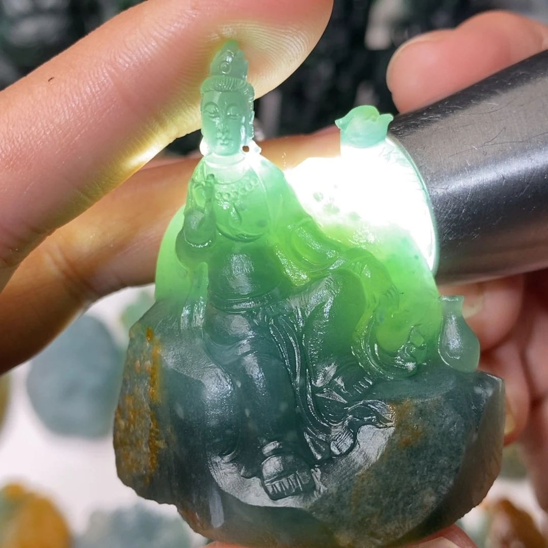 定制翡翠未镶嵌天然