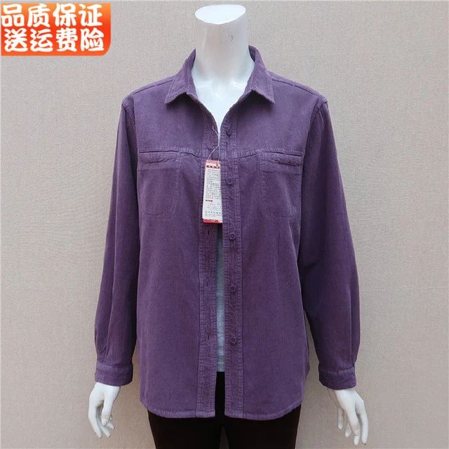 中老年女夏装宽松衬衫棉上衣中年半袖开衫外套妈妈棉衬衣小衫