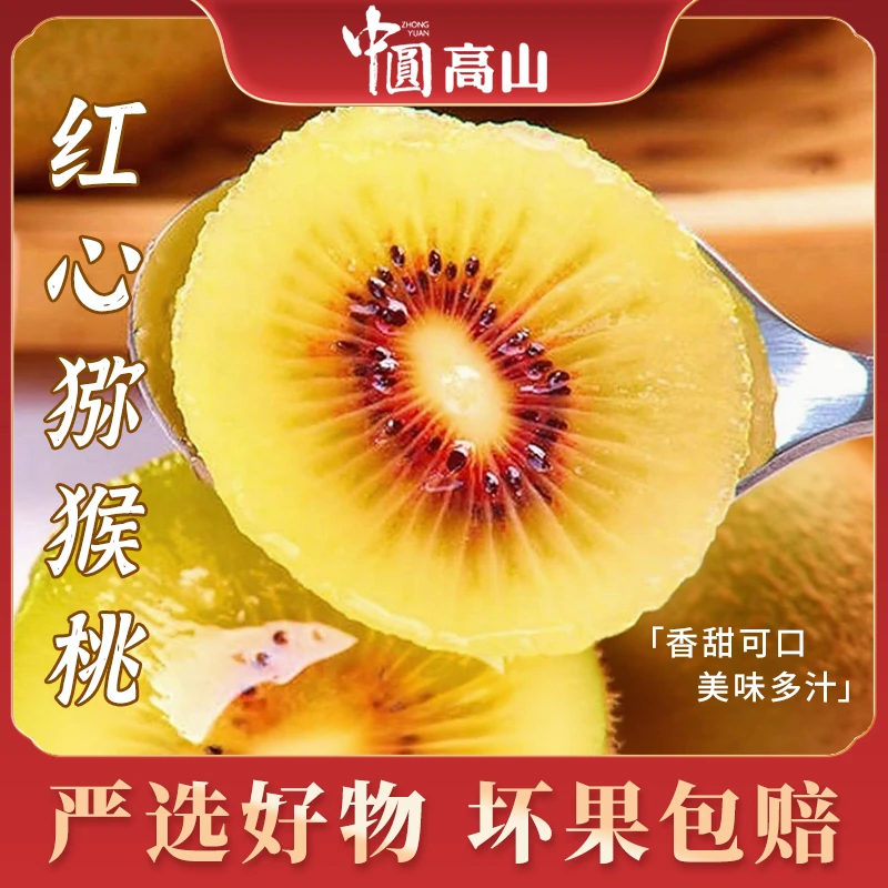 【催熟食用】四川蒲江红心猕猴桃大果奇异果香甜多汁新鲜应季水果