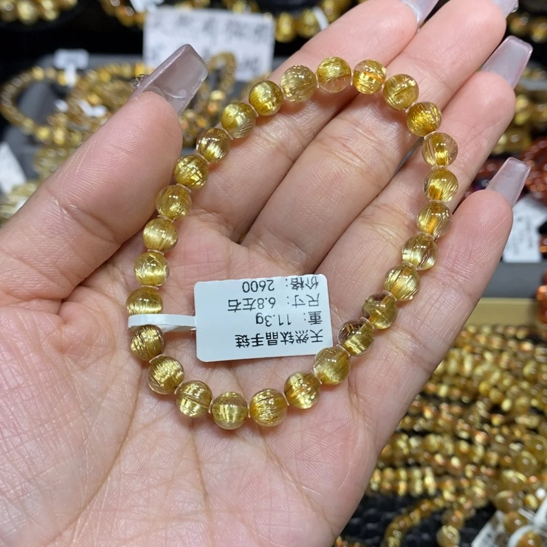 水晶手链未镶嵌?**酱芊