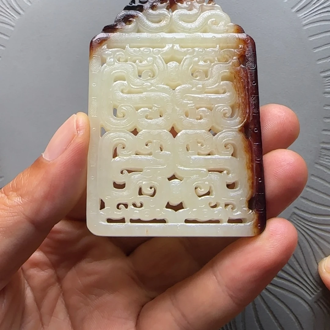 樂***哥和田玉未镶嵌挂件