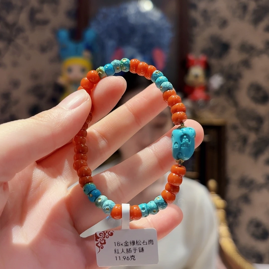 绿松石未镶嵌手串