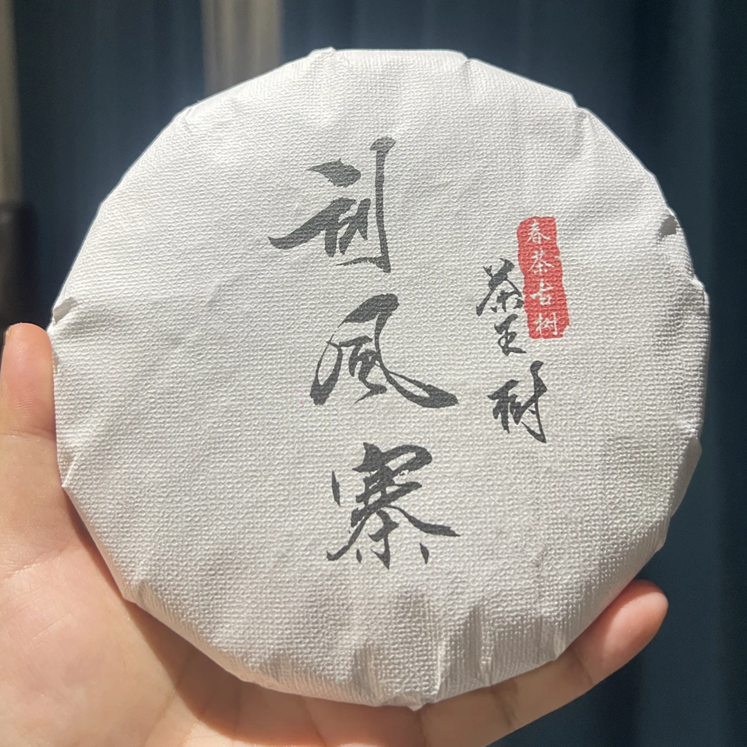 2019年刮风寨茶王树200克生普普洱茶