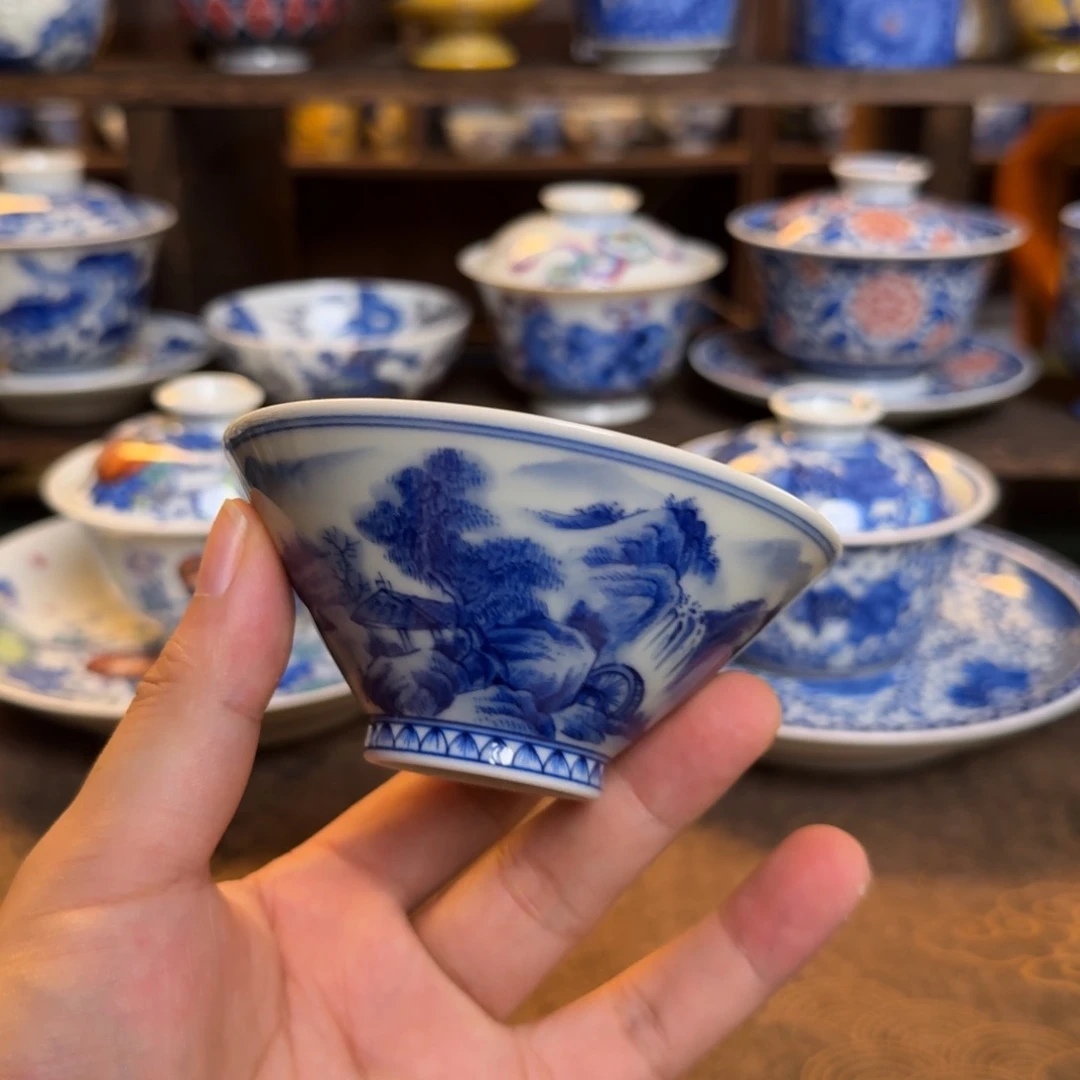 纯手工手绘陶瓷茶具