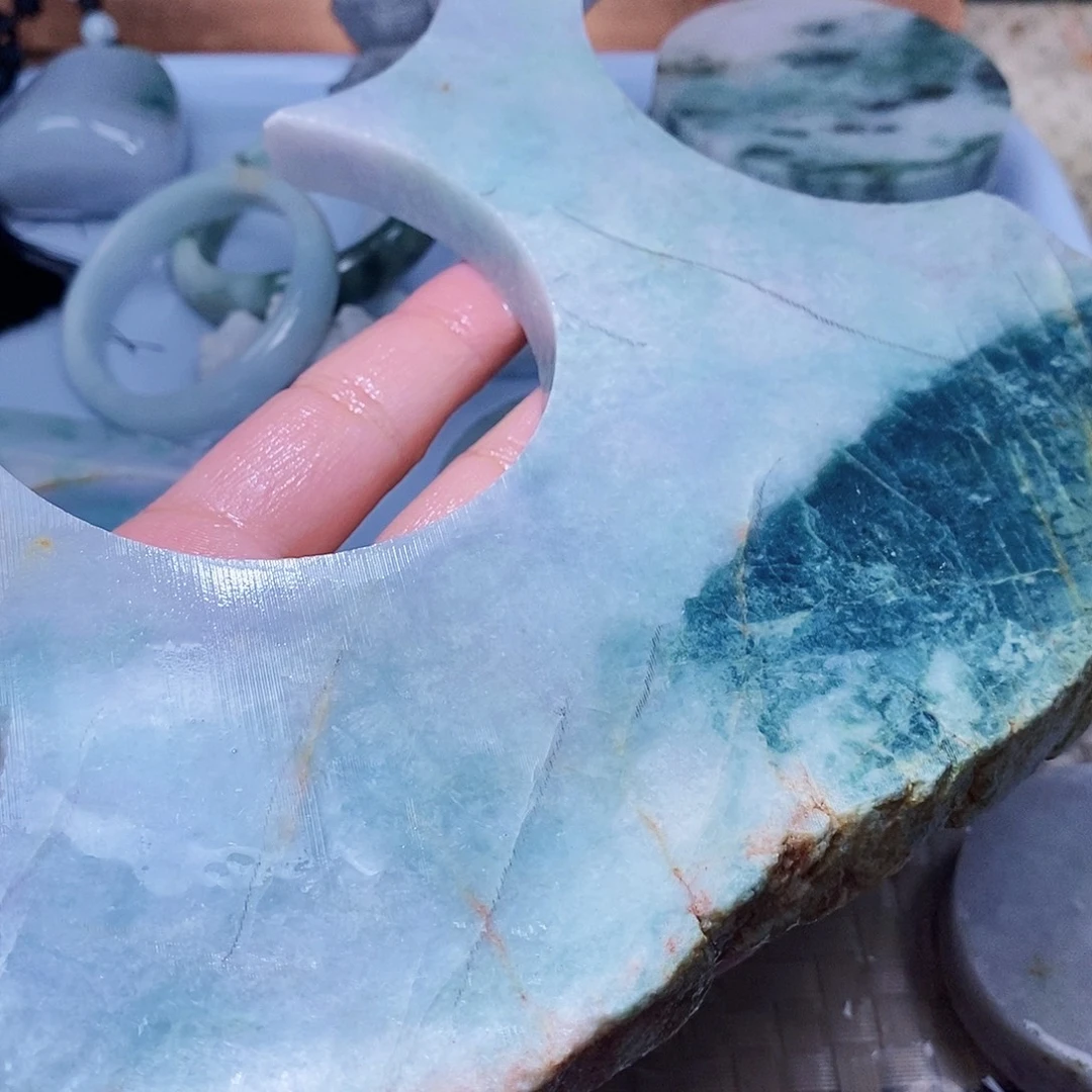 翡翠未镶嵌颈饰888