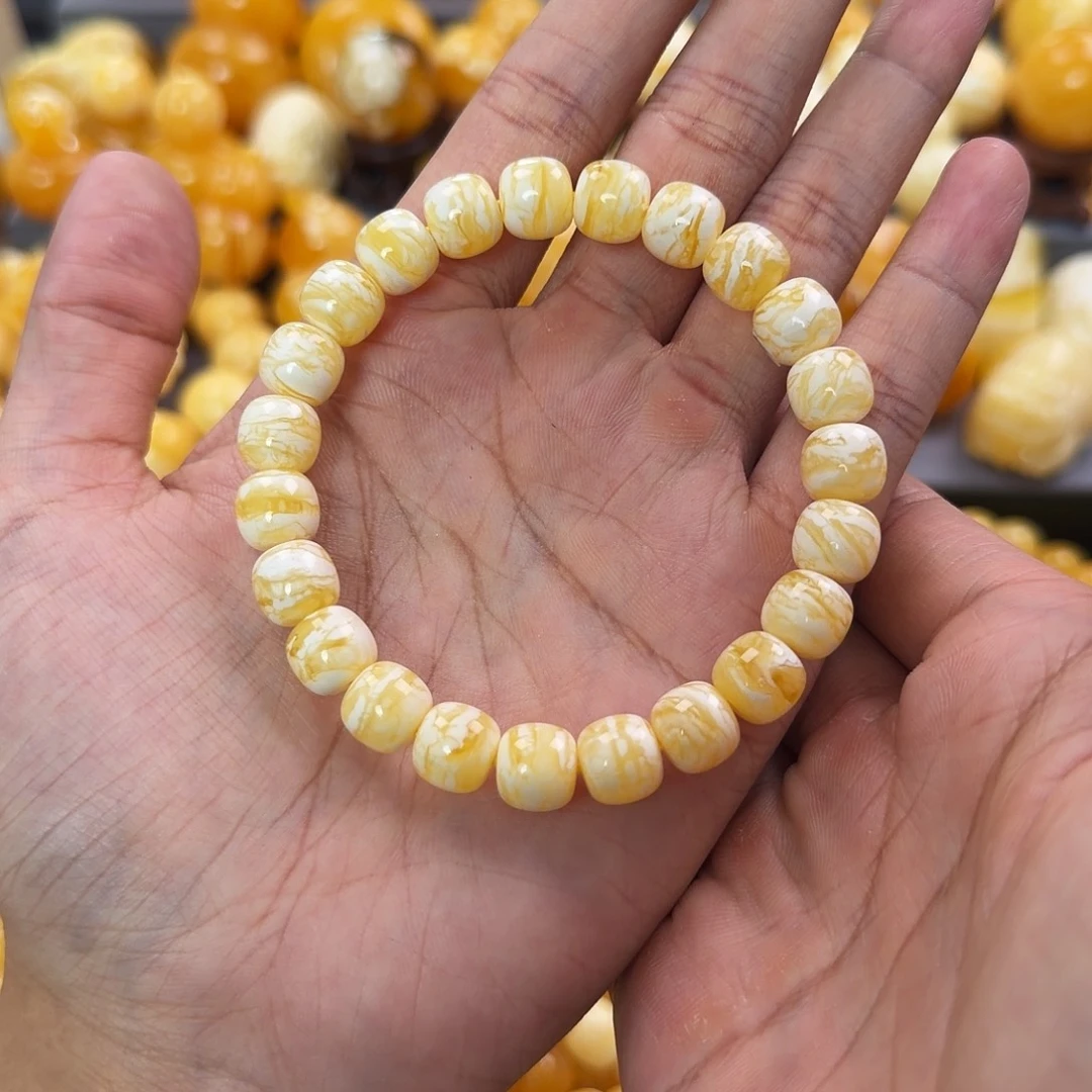 琥珀未镶嵌珠宝奇石10mm同料