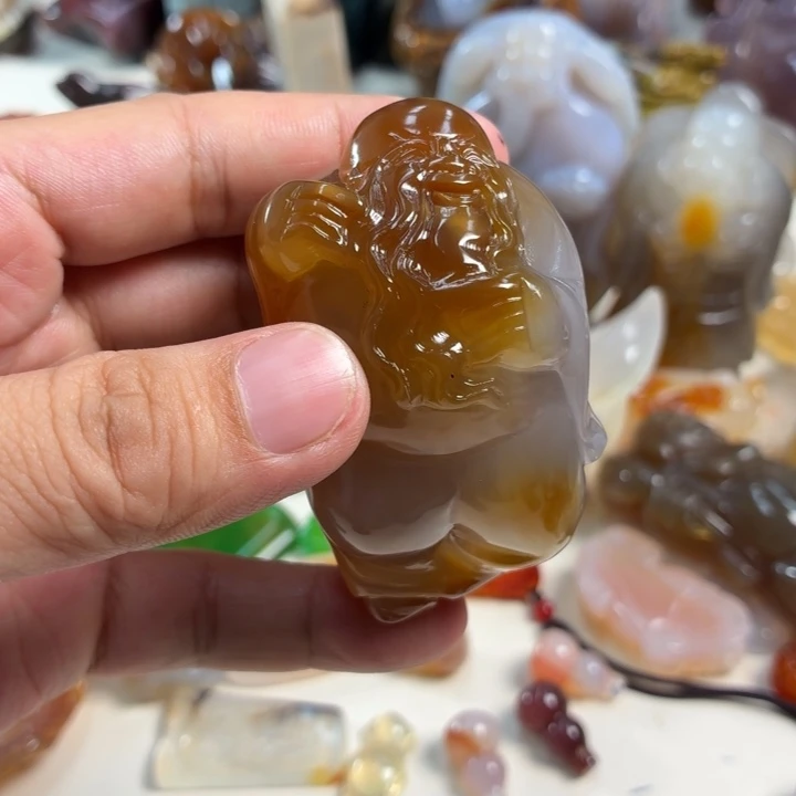 玛瑙/玉髓未镶嵌吊坠(不含链)