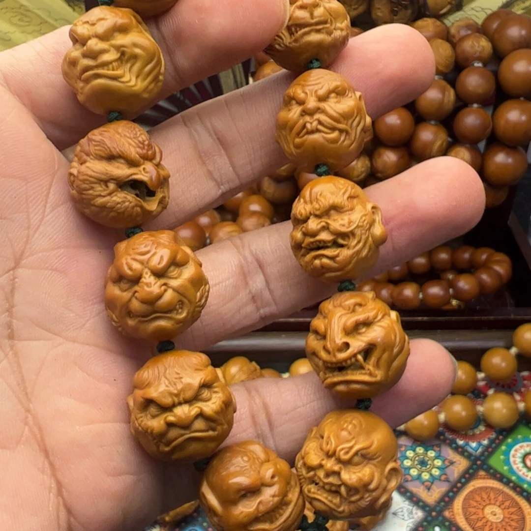 橄榄核手串/手链1.85正圆恶僧十二生肖