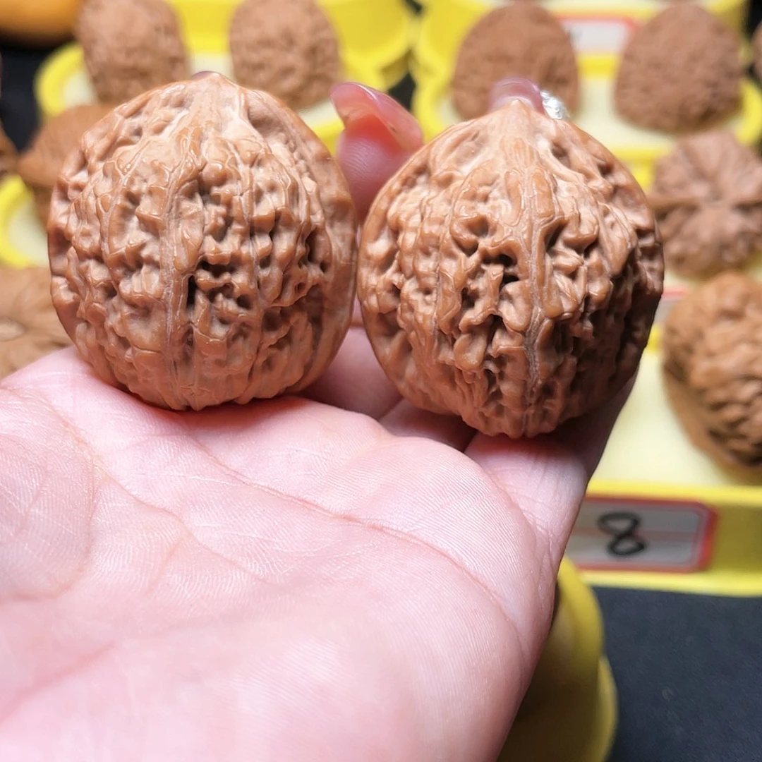 吊坠文玩核桃40尺全品莲花