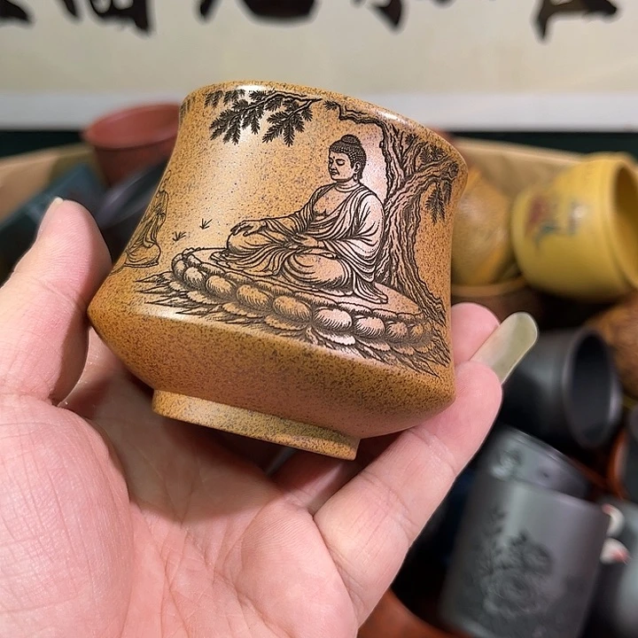 茶杯紫砂全手工紫砂主人杯