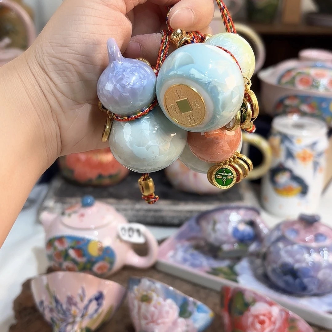 嘟***ﾟ景德镇手绘高温釉下彩陶瓷茶具