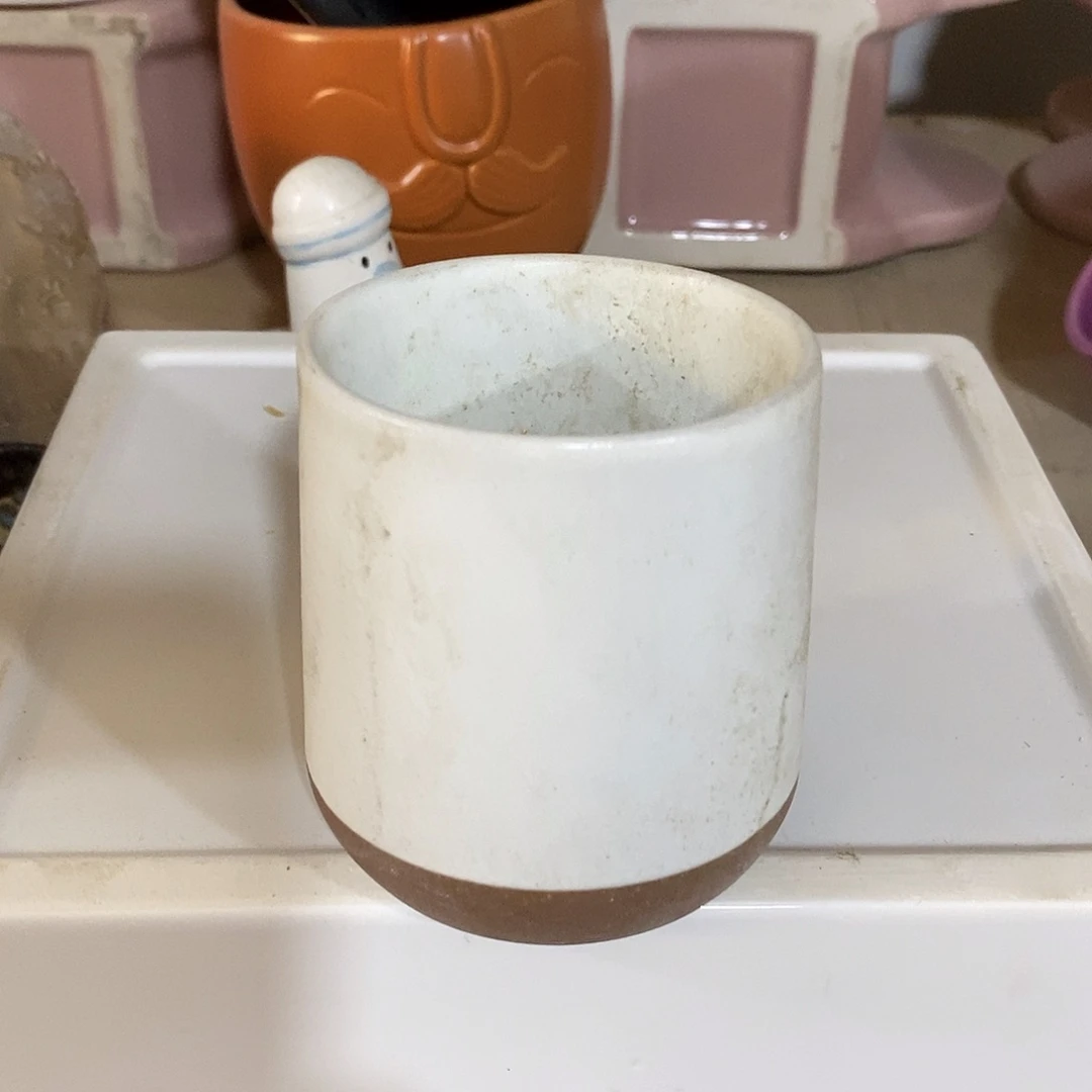 摆件水培陶盆无孔 瑕疵介意勿拍