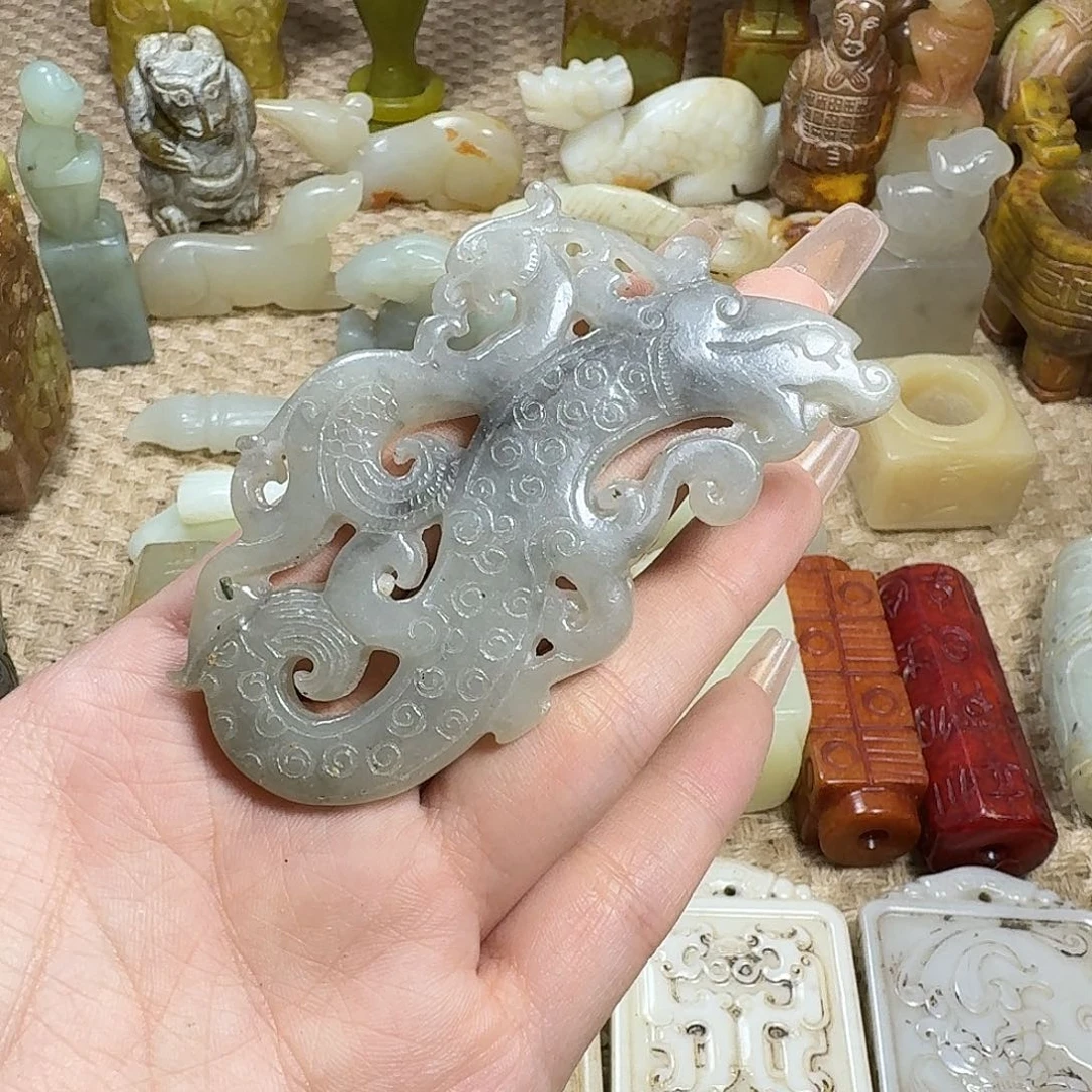 白玉菩提吊坠挂件