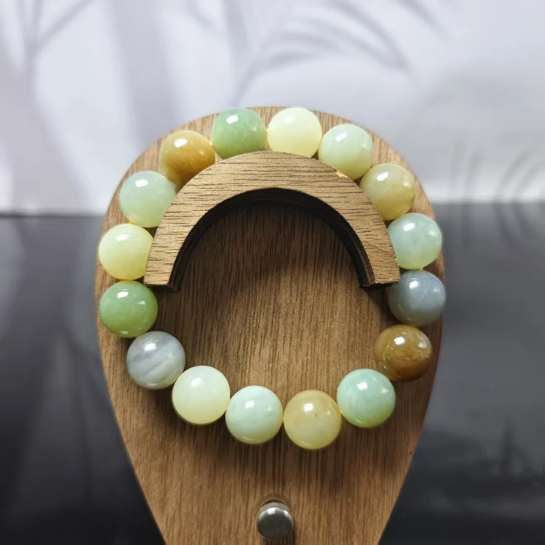 Q和田玉多宝圆珠手串（卡12）2205