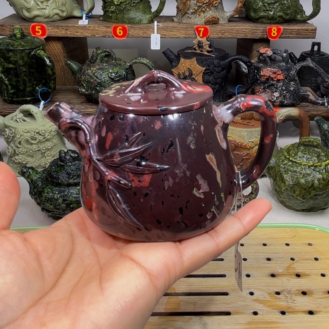 梅花石安山玉高石瓢190cc