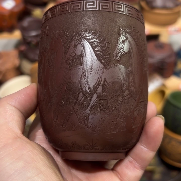 茶杯紫砂宜兴紫砂主人杯