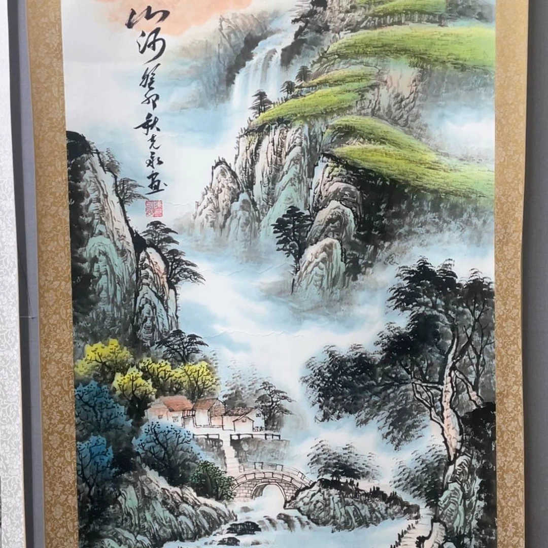 国画老师手笔手绘作品y