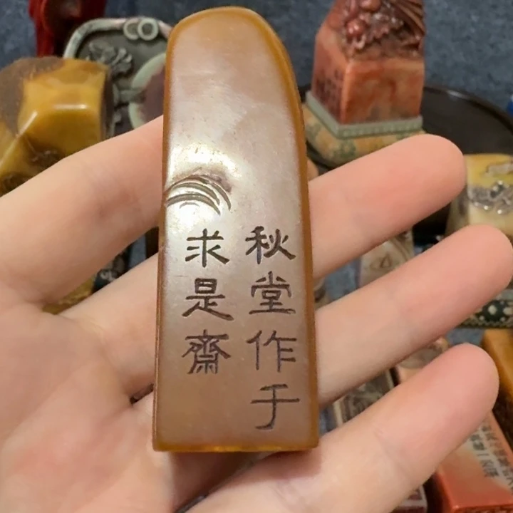 贤***哥石材手工艺品摆件包邮