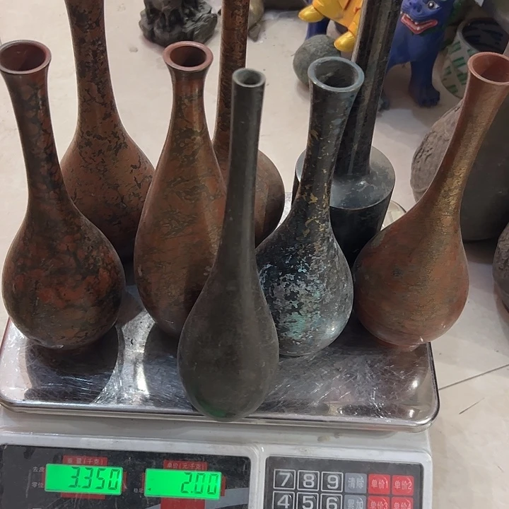 天**空黄铜摆件工艺品摆件有瑕疵以说明