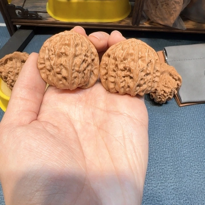 *****文玩核桃把件白狮子41