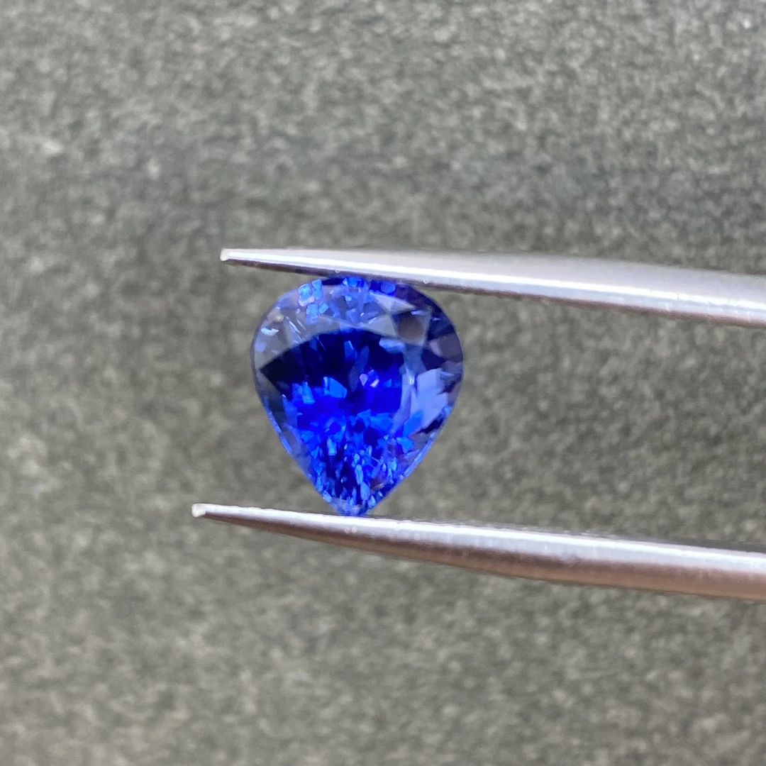 性价比天然Vb皇家蓝蓝宝石3.01ct全净无瑕火彩璀璨明亮正蓝干净