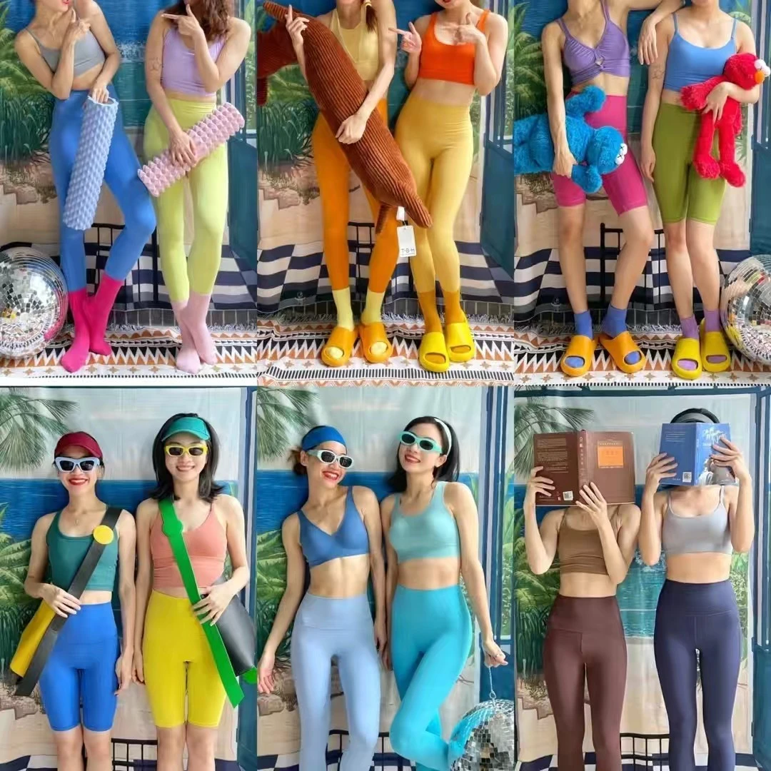 （直播间清仓B）薅羊毛恕不退换 按体重拍 短袖防晒运动服瑜伽裤