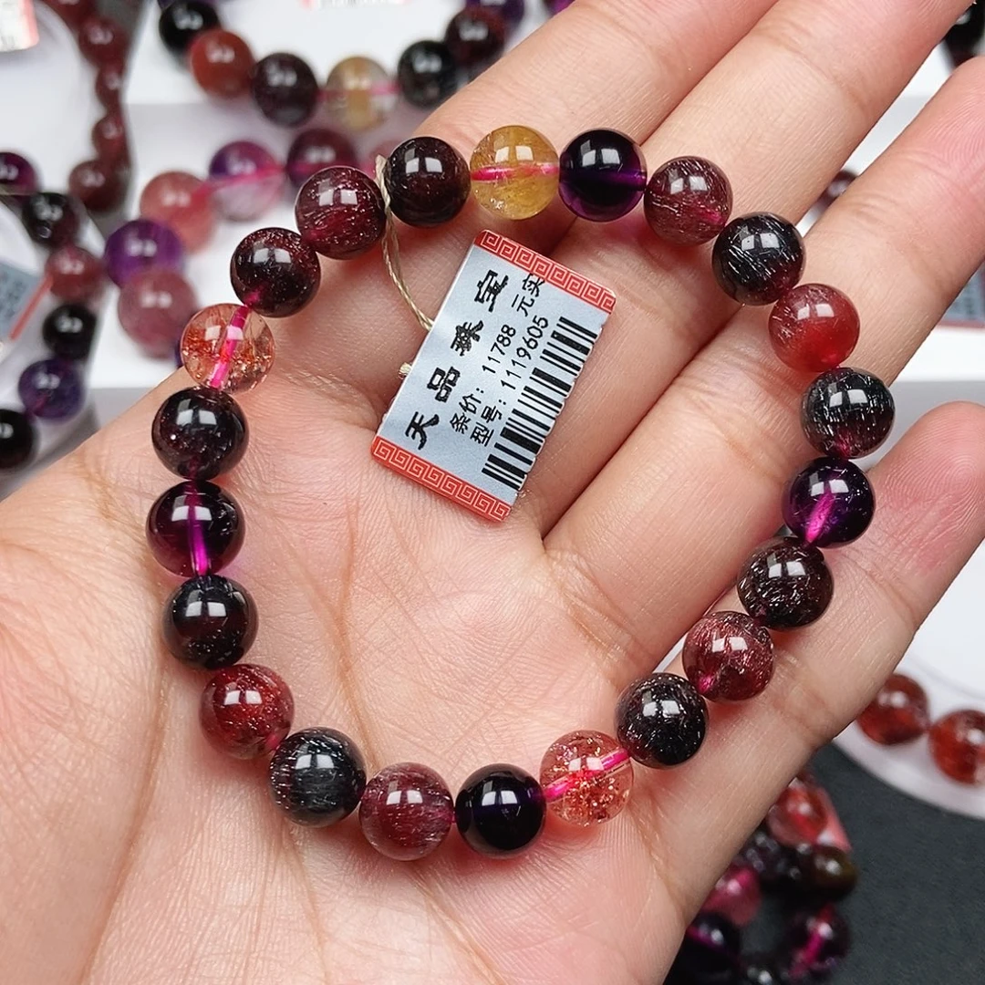 未镶嵌手链水晶黑加仑超七1119605