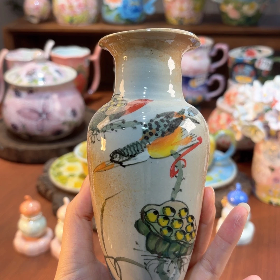景德镇手绘高温釉下彩陶瓷茶具